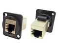 Coupler, Shielded, CAT5e, RJ45 Socket - RJ45 Socket
